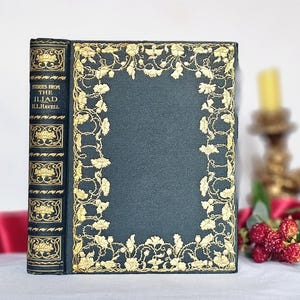 1910 Stories From The Iliad Retold by HL Havell / George Harrap London / Richly Illustrated / Decorated Boards / Good Condition Antique
