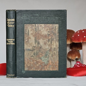 c1917 Fairy Tales From Hans Christian Andersen / George Harrap, London / Beautifully Illustrated by Dugald Stewart Walker / Good Condition