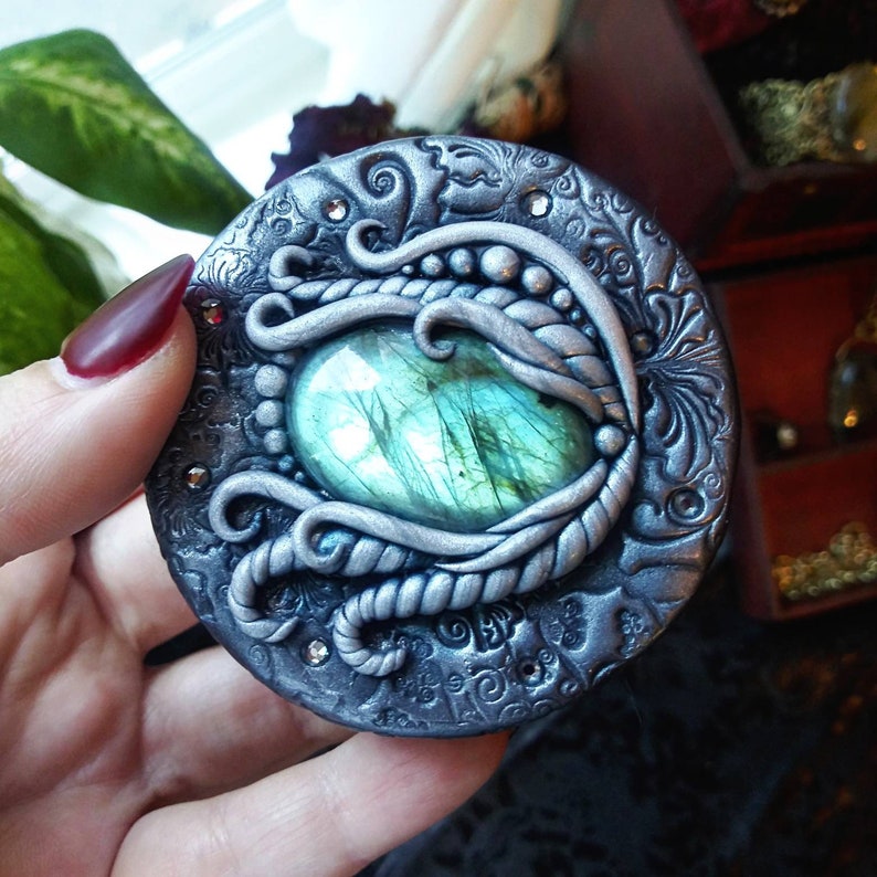 Labradorite Box Keepsake Box Dragon Decor Labradorite Dragon Eye Treasure Box Mystical Art Box Ring Box Jewelry Box Trinket Box