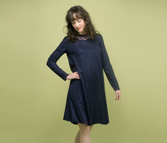 Dark Blue Sparkly Dress