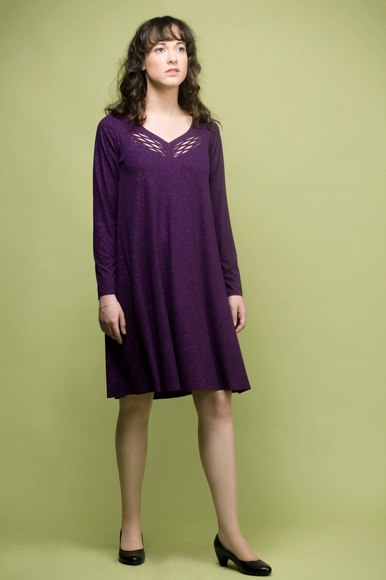 Purple Sparkly Dress