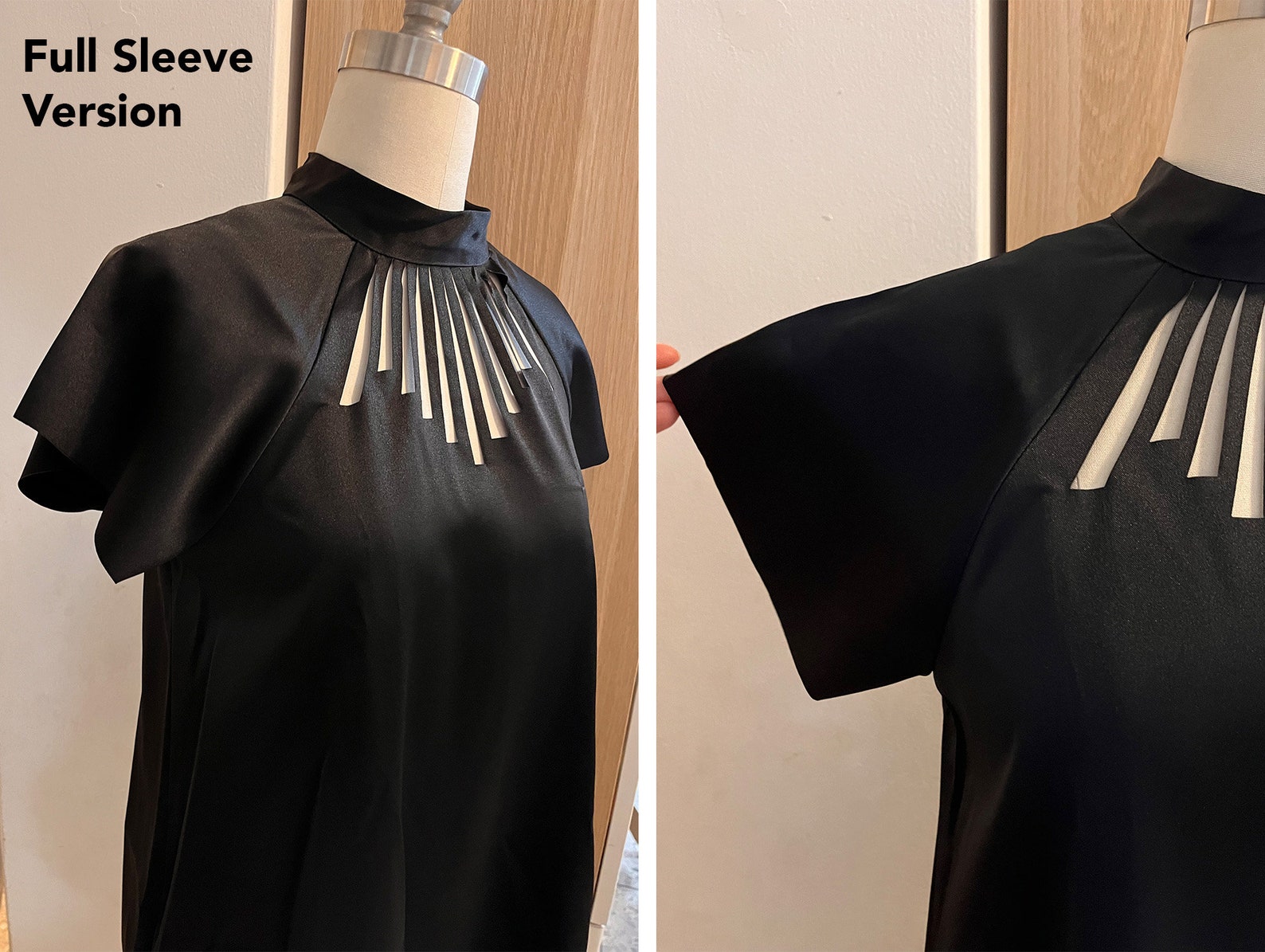 Black Dress, Laser Cut Dress, Prom Dress, Dress With Sleeves, Black