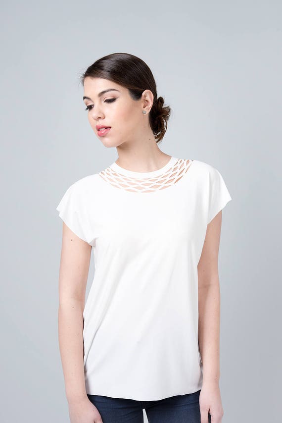 dressy cream tops