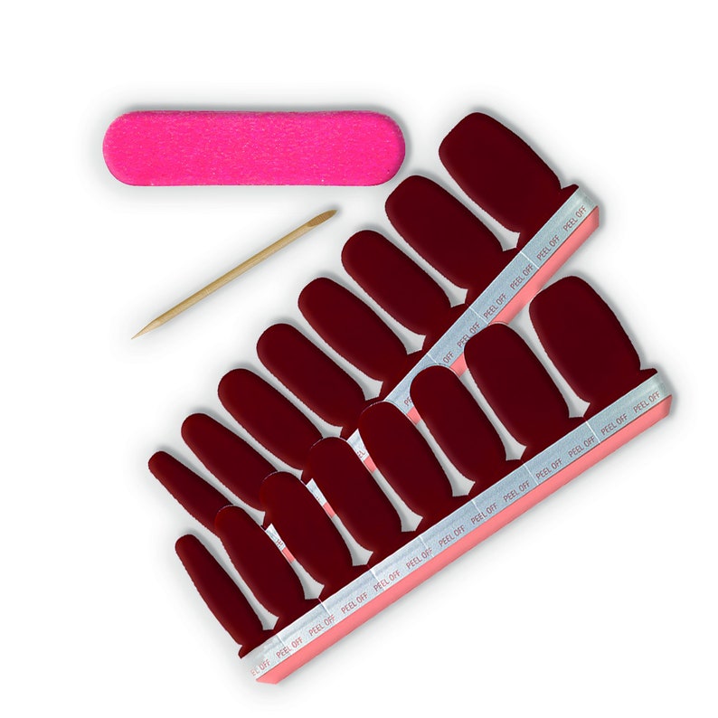 Custom Packaged Nail Polish Strips Etsy