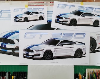 2015 Ford Shelby GT350 Art Print by Jim Gerdom