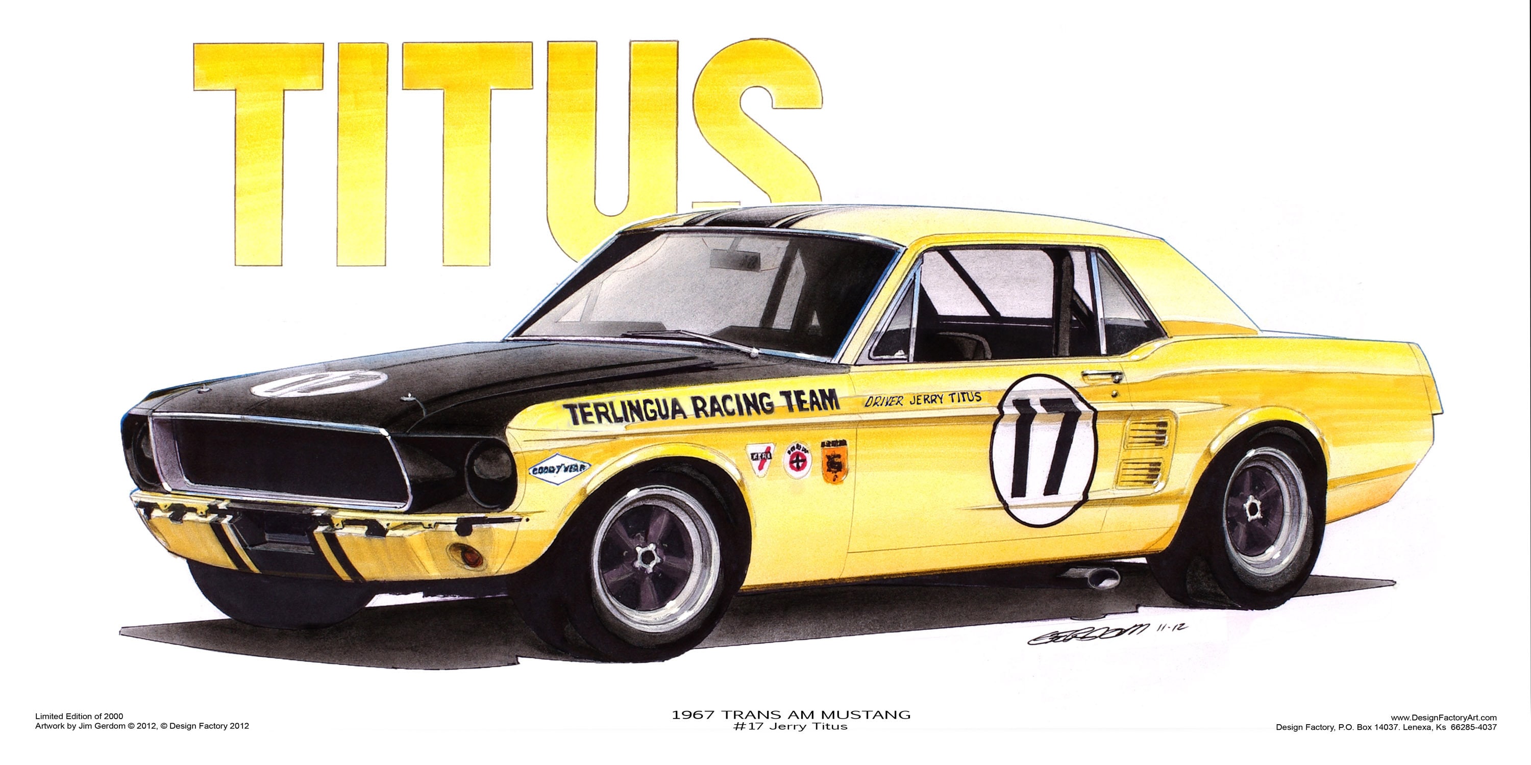 1969 Trans Am Mustang 限定版 1969 Ford Mustang 'Trans Am' by Dave Koontz