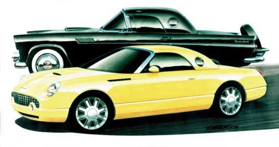 FORD Mustang ART PRINTS by Design Factory Limited Edition Art
