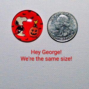 CARTOON Magnet Set of 10 One Inch Round Glass Dome *soft and Bright ...