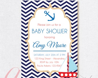 etsy nautical baby shower