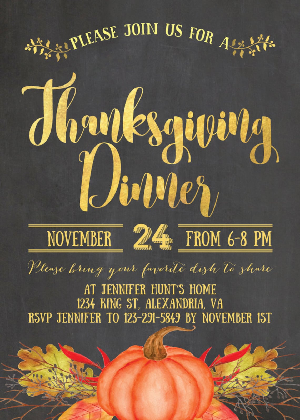 Thanksgiving Invitation. Printable Thanksgiving Invite. Etsy Thanksgiving Invitation. Printable Thanksgiving Invite. Etsy