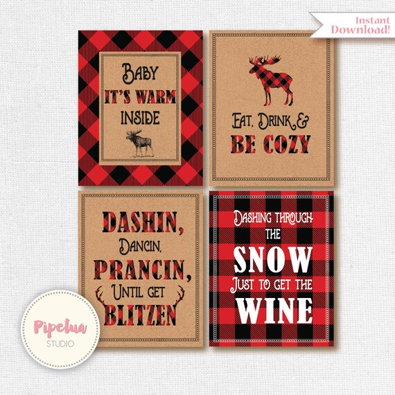 Bottle Label. Printable Wine Bottle Label at 4x5. | Etsy