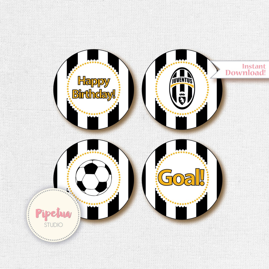 Juventus Printables Juventus Toppers Juventus Decoration Juventus 
