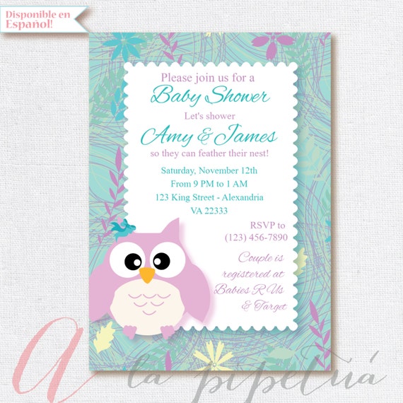 invitation baby shower francais