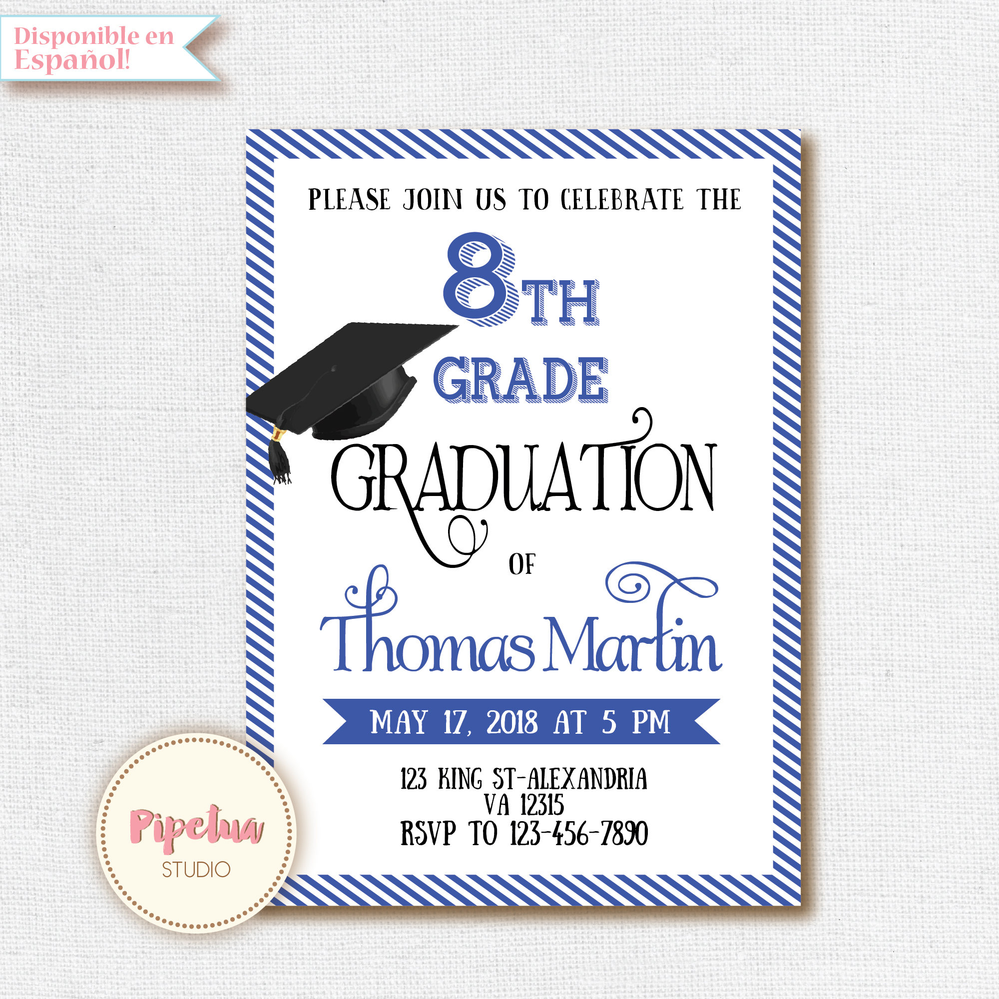 8th Grade Graduation Printable Graduation Printable Graduation ...