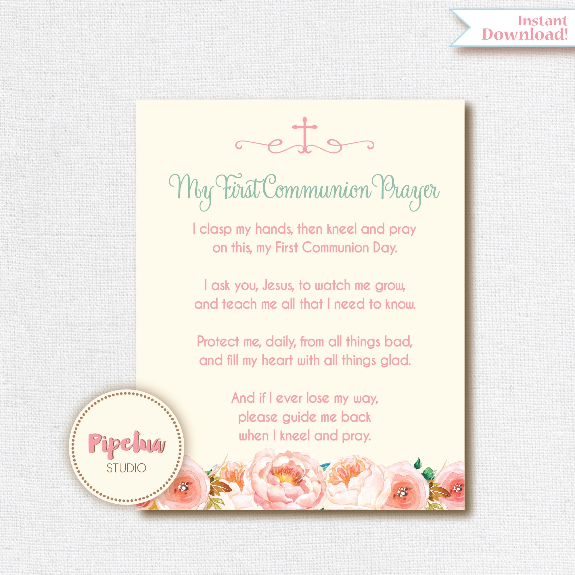 First Holy Communion Prayer Book Pdf 2022 
