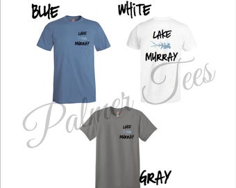Lake Murray Men's / Unisex T-Shirt - Available in 3 Colors (Lake life, South Carolina)