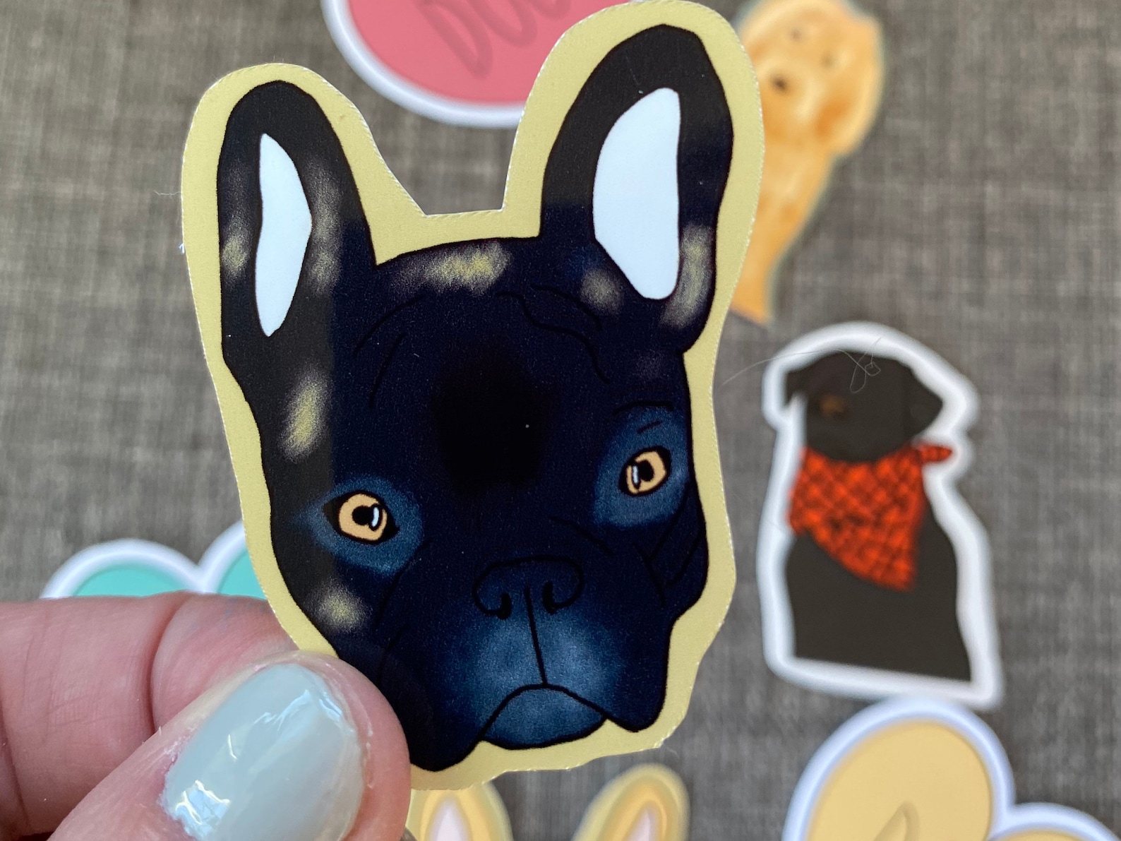 Dog Vinyl Decals Dog Stickers Custom Dog Stickers Etsy