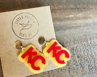 Boucles d’oreilles des chefs KC | Boucles d'oreilles KC | Boucles d'oreilles Kansas City