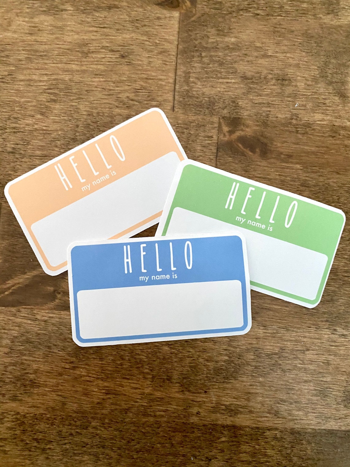 Baby Introduction Stickers Hello My Name Is...stickers Etsy India