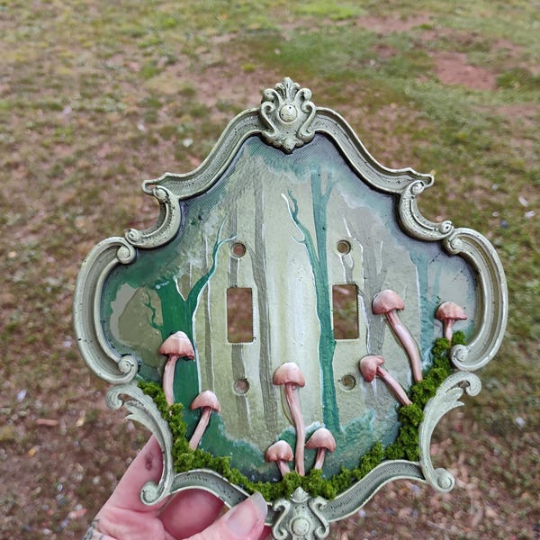 Double ,triple and quadruple mushroom outlet cover (made to order)