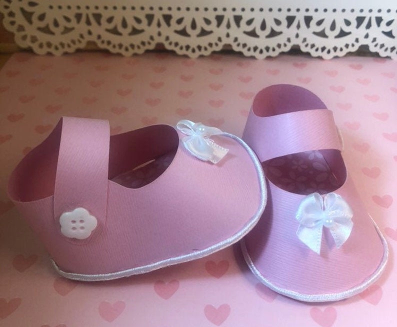 Baby Shoe Centerpieces for Baby Shower Baby Announcements Etsy