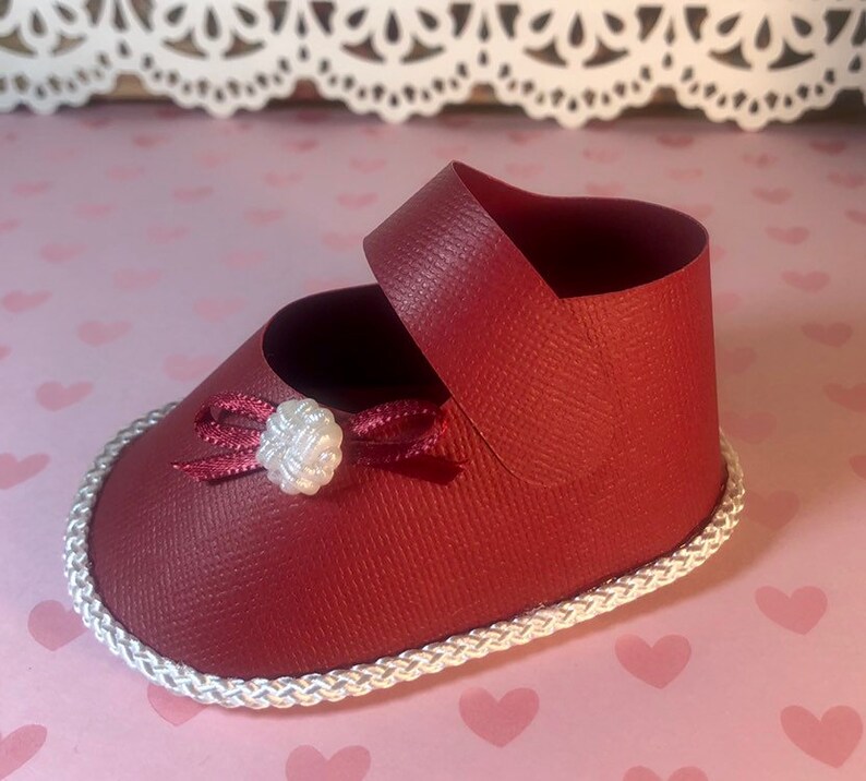 Baby Shoe Centerpieces for Baby Shower, Baby Shower Favors, Announce