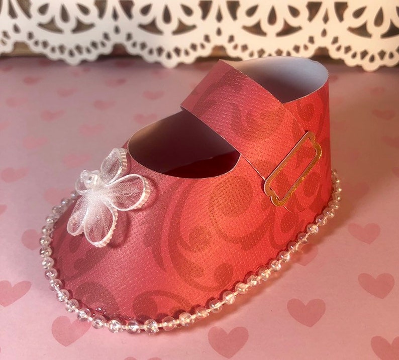Baby Shoe Centerpieces for Baby Shower Baby Announcements Etsy
