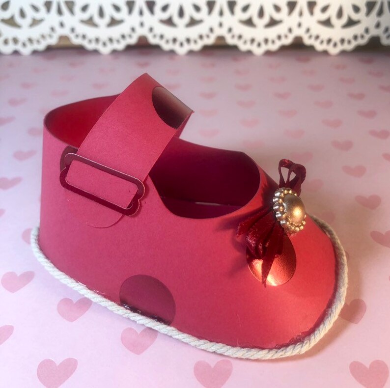 Baby Shoe Centerpieces for Baby Shower Baby Announcements Etsy