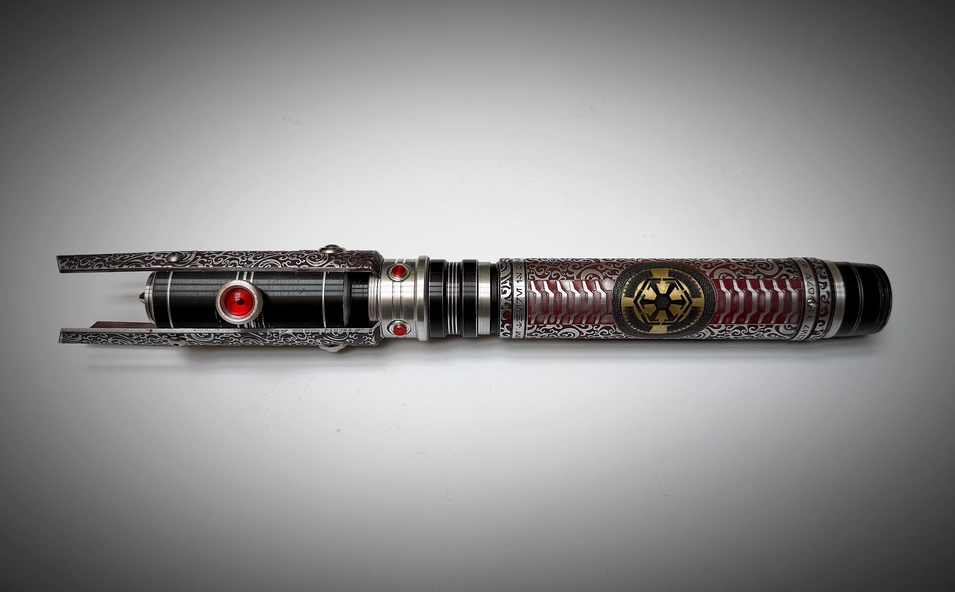 Ready to Ship! One-of-one Sith Saber Hilt! Brass Crystal Chamber! Can ...