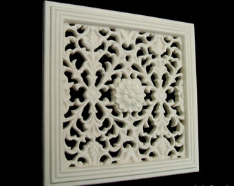 Victorian Air Vent cover 9" X 9"  flora design