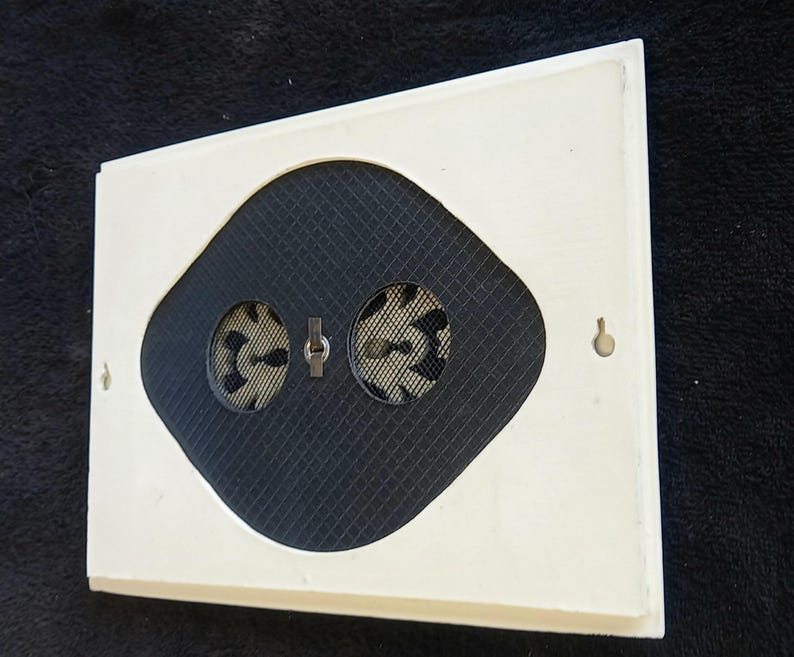 Flora Victorian Adjustable Vent Cover 9x9 inch | Draft-Free Air Vent (Interior & Exterior) | Handmade UK image 9