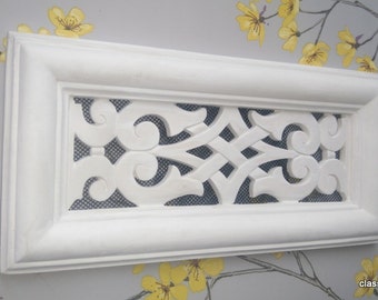 Victorian Plaster Air-Vent Cover - 304mm X 145mm X 20mm