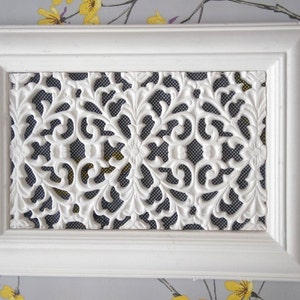 Victorian Plaster Air vent speaclists-Vent Cover - 304mm X 216mm X 15mm flora