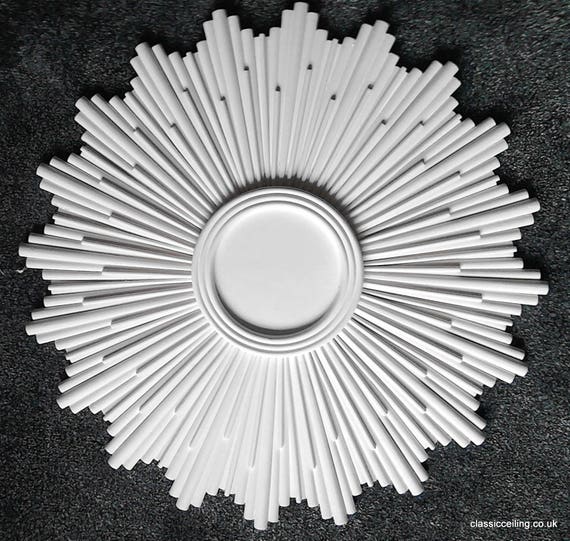 Art Deco Plaster Ceiling Rose 22 Supanova Design Etsy