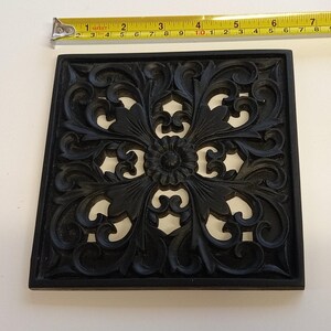 Lavender Floral Adjustable Vent Cover 6.5x6.5 inch | Draft-Free Air Vent (Interior & Exterior) | Handmade UK image 5