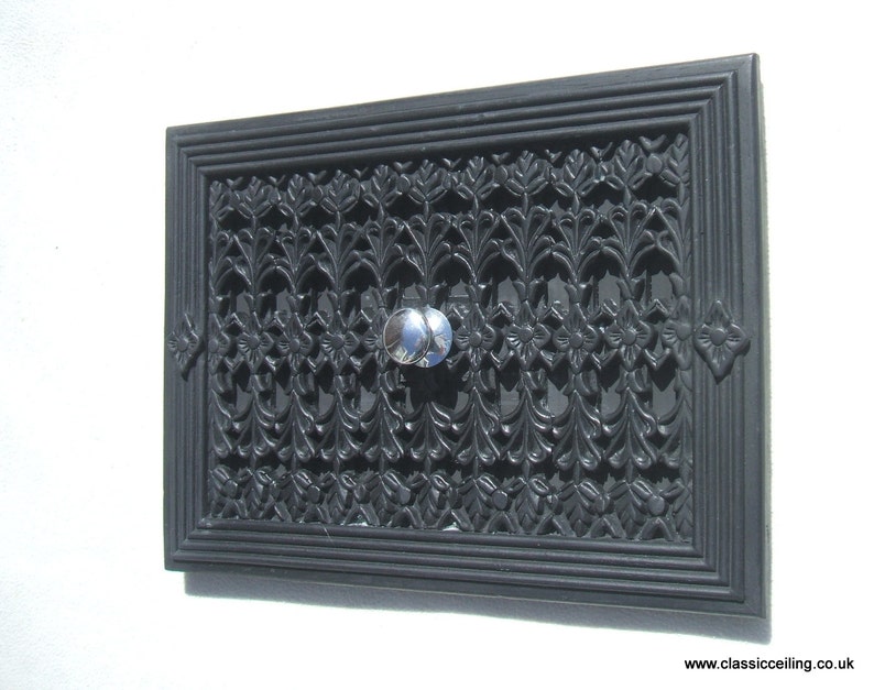 12x 8 Victorian air Vent Cover HIT & MISS open Etsy