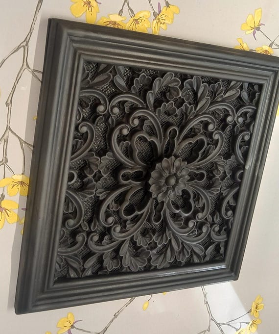 Spring Victorian open/closed Vent Cover 10x10 inch | Draft-Free Air Vent (Interior & Exterior) | Handmade UK