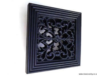 Cast iron effect or White exterior use 6 x 6" 100mm(4"or 5") Ducting air vent cover