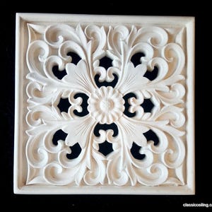 Lavender Floral Adjustable Vent Cover 6.5x6.5 inch | Draft-Free Air Vent (Interior & Exterior) | Handmade UK image 4