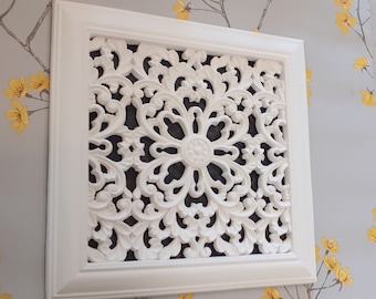 12"x12" Victorian air vent cover  (spring design