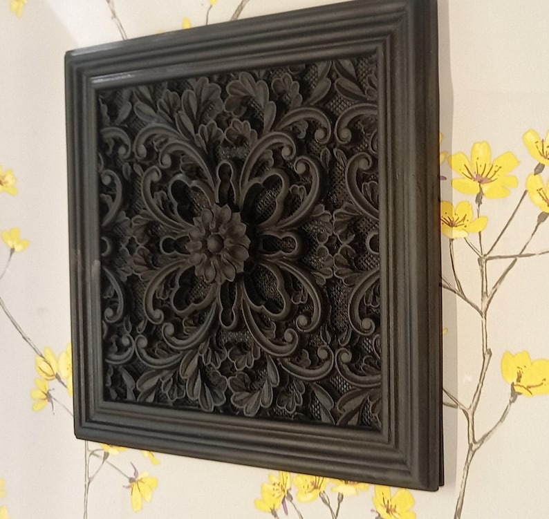 Spring Victorian open/closed Vent Cover 10x10 inch | Draft-Free Air Vent (Interior & Exterior) | Handmade UK image 7