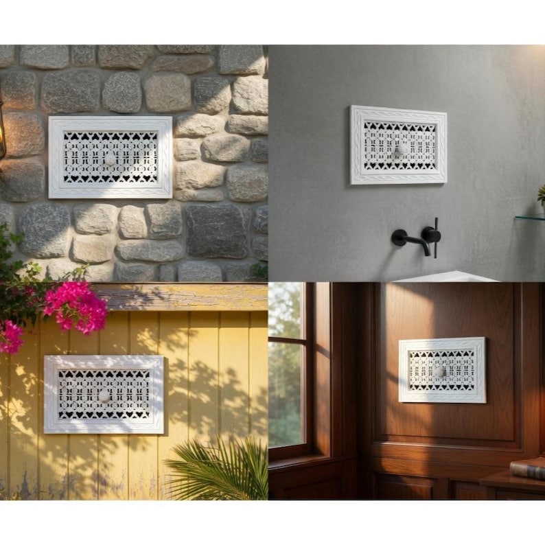 Airjam Adjustable Vent Cover 12x8 inch | Draft-Free Air Vent (Interior & Exterior) | Handmade UK image 3