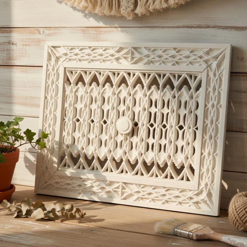 Airjam Adjustable Vent Cover 12x8 inch | Draft-Free Air Vent (Interior & Exterior) | Handmade UK image 4
