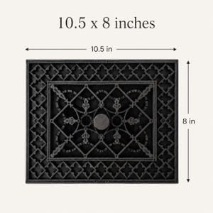 Hilite Victorian Adjustable Vent Cover 10.5x8 inch | Draft-Free Air Vent (Interior & Exterior) | Handmade UK image 5