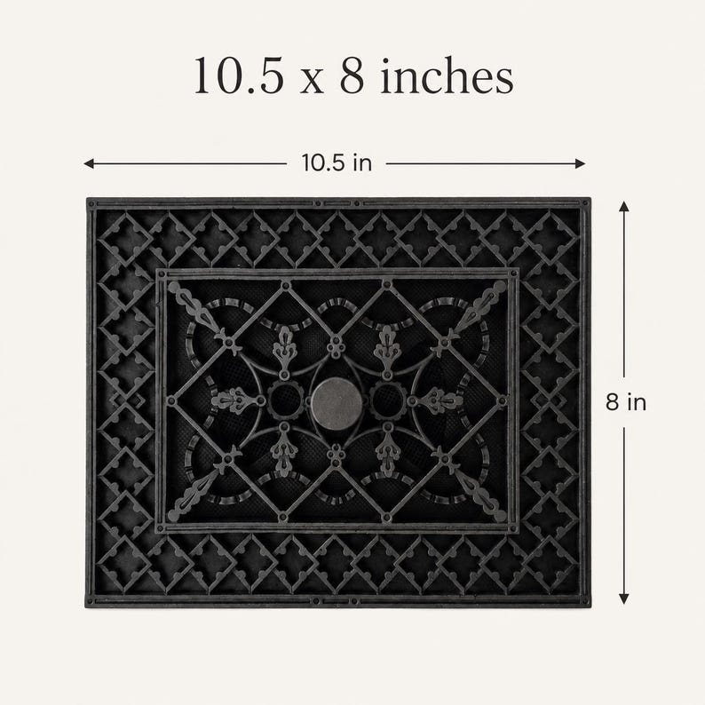 Hilite Victorian Adjustable Vent Cover 10.5x8 inch | Draft-Free Air Vent (Interior & Exterior) | Handmade UK image 5