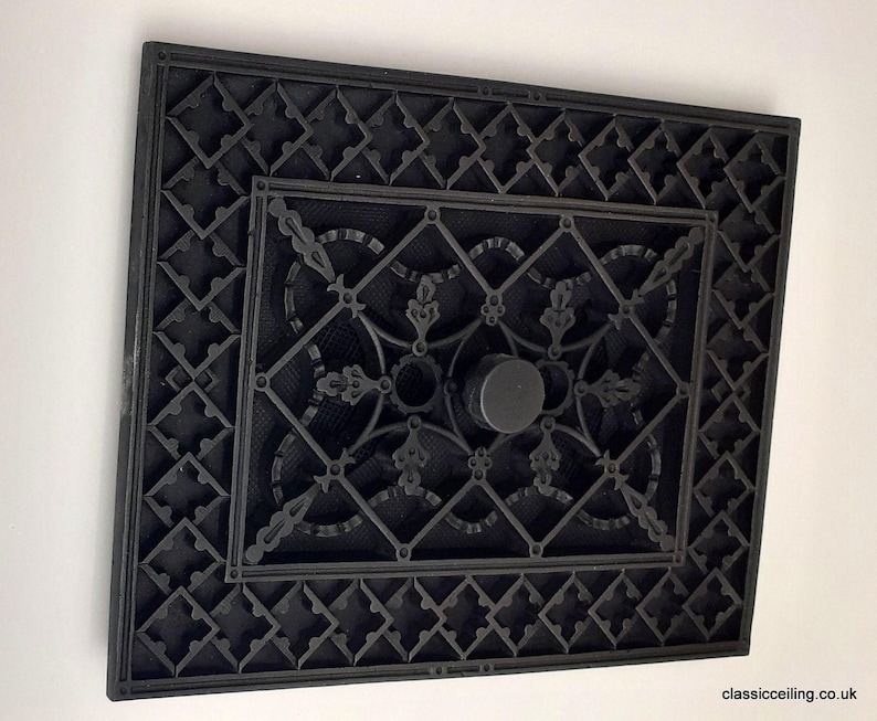 Hilite Victorian Adjustable Vent Cover 10.5x8 inch | Draft-Free Air Vent (Interior & Exterior) | Handmade UK image 10
