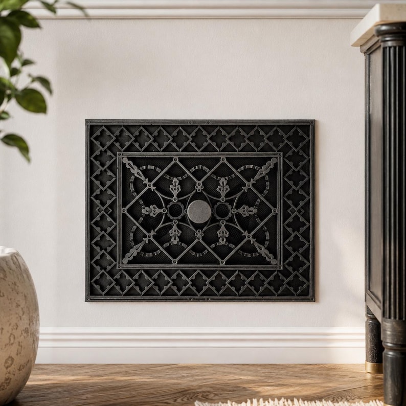 Hilite Victorian Adjustable Vent Cover 10.5x8 inch | Draft-Free Air Vent (Interior & Exterior) | Handmade UK image 8