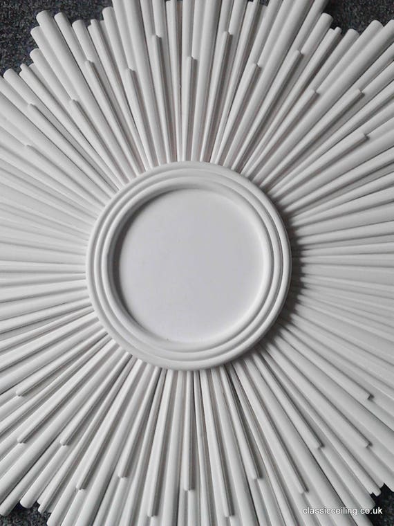 Art Deco Plaster Ceiling Rose 22 Supanova Design Etsy