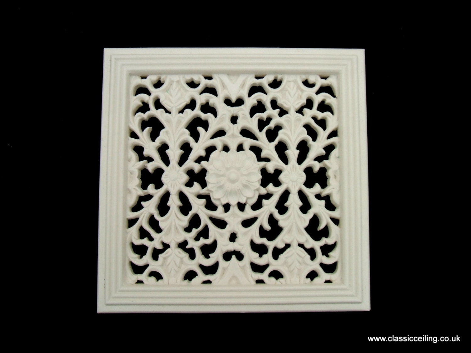 Victorian Air Vent Cover 9 X 9 Flora Design Etsy UK