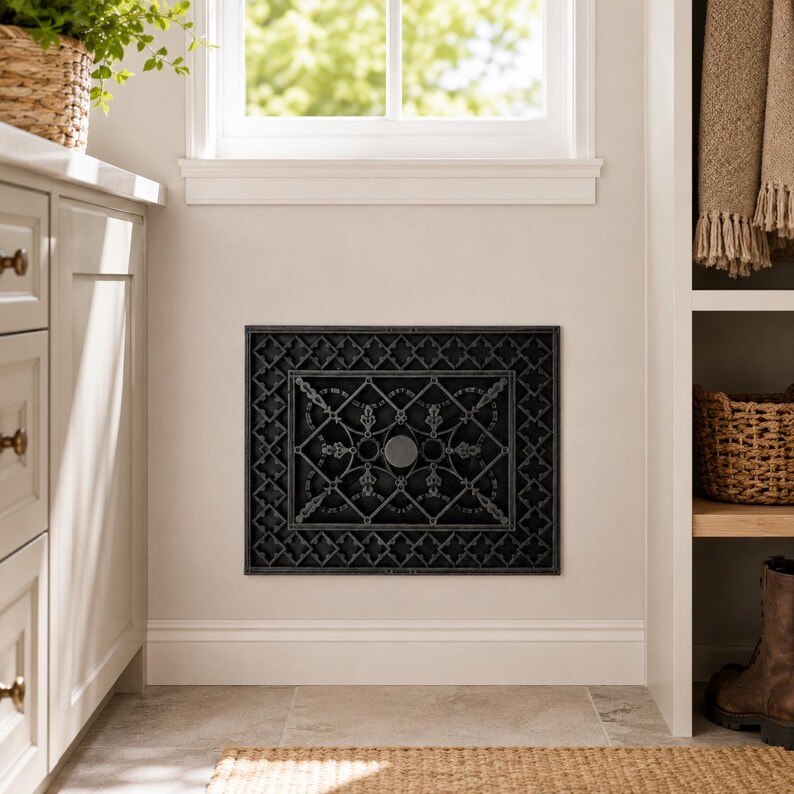 Hilite Victorian Adjustable Vent Cover 10.5x8 inch | Draft-Free Air Vent (Interior & Exterior) | Handmade UK image 2